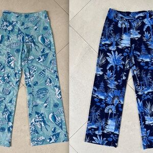 2 Tori Richard Hawaiian Stretch Pants sz XS